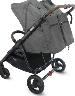 Valco Trend Duo Twin Side by Side Double Stroller Charcoal