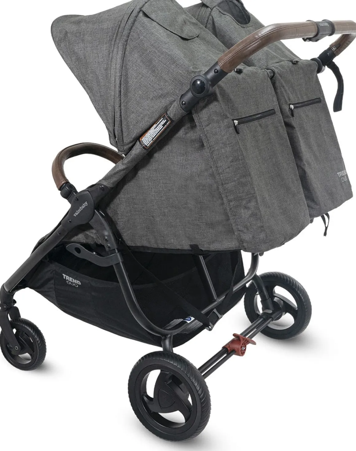 Valco Trend Duo Twin Side by Side Double Stroller Charcoal