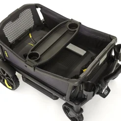 Veer All-Terrain Cruiser XL (4 Seater) Stroller Wagon + Basket Bundle - Grey