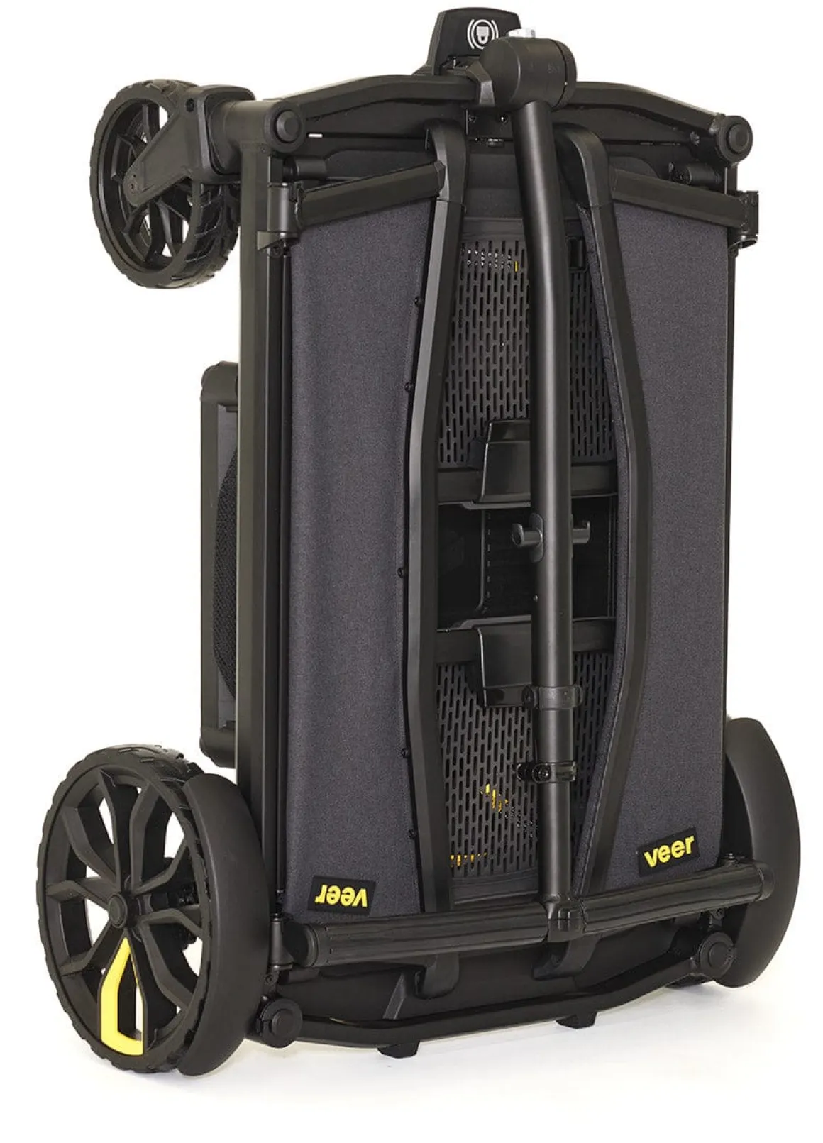 Veer All-Terrain Cruiser XL (4 Seater) Stroller Wagon + Canopy + Basket Bundle - Grey
