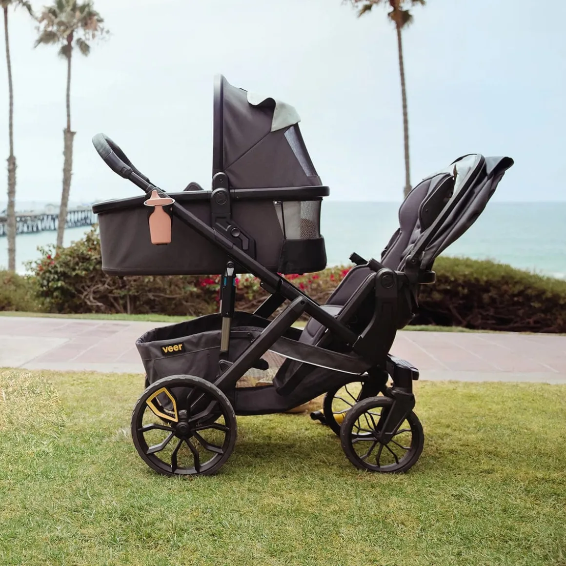 Veer Bassinet - Gray Granite