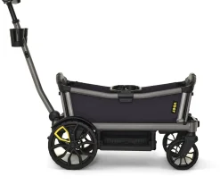 Veer Cruiser City (2 Seater) Stroller Wagon + Sidewall Kit + Canopy Bundle - Green Jasper