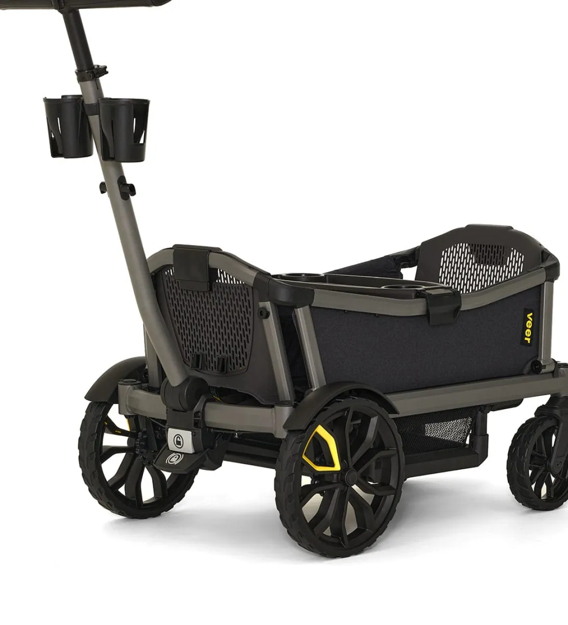 Veer Cruiser City (2 Seater) Stroller Wagon - Grey