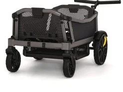 Veer Cruiser City XL (4 Seater) Stroller Wagon + Basket Bundle - Grey