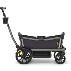Veer Cruiser City XL Stroller Wagon + Canopy + Basket Bundle - Gray