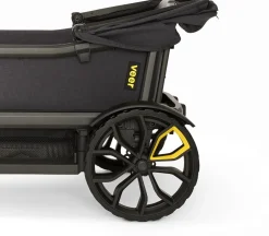 Veer Cruiser (2 Seater) Stroller Wagon + Sidewall Kit + Canopy Bundle - Blue Beryl