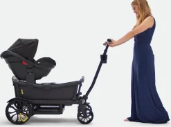 Veer Cruiser (2 Seater) Stroller Wagon Bundle - Gray