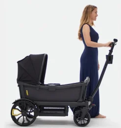 Veer Cruiser (2 Seater) Stroller Wagon Bundle - Gray
