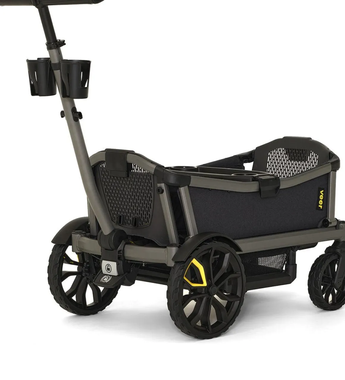 Veer OPEN BOX Cruiser City (2 Seater) Stroller Wagon - Grey