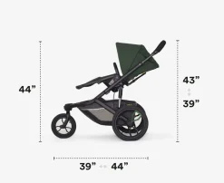 Veer Switch&Jog Luxe Stroller Bundle with Neoprene Kit - Black Onyx (One Box)