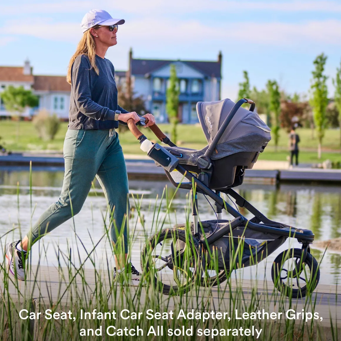 Veer Switch&Jog Luxe Stroller Bundle with Neoprene Kit - Green Jasper