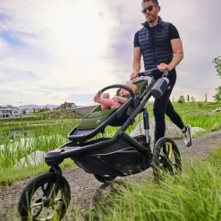 Veer Switch&Jog Luxe Stroller Bundle with Neoprene Kit - Natural