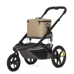 Veer Switch&Jog Luxe Stroller with Neoprene Kit + Bassinet Bundle - Green Jasper