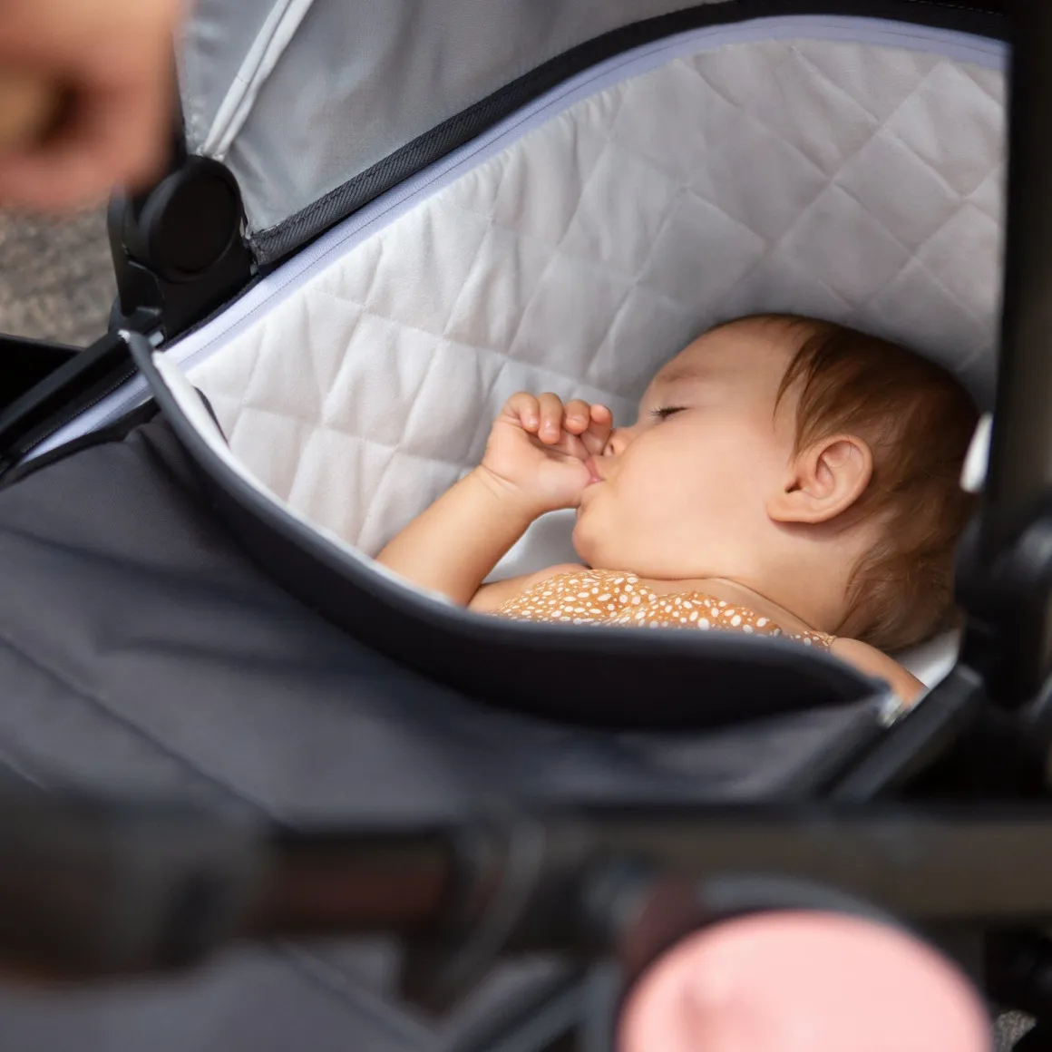 Veer Switch&Roll Luxe Single-to-Double Stroller + Infant Essentials Bundle - Gray Granite