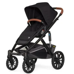 Veer Switch&Roll Luxe Single-to-Double Stroller Bundle with Leather Kit - Black Onyx (One Box)