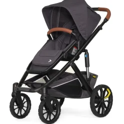 Veer Switch&Roll Luxe Single-to-Double Stroller Bundle with Leather Kit - Gray Granite