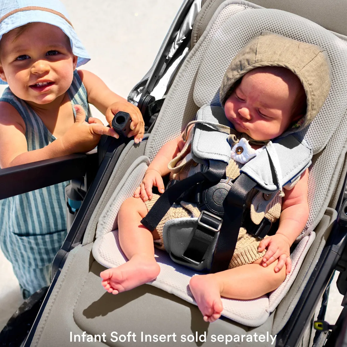 Veer Switch&Roll Luxe Single-to-Double Stroller Bundle with Leather Kit - Green Jasper