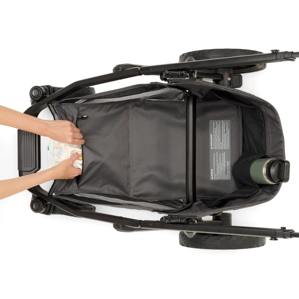 Veer Switch&Roll Luxe Single-to-Double Stroller with Leather Kit + Bassinet Bundle - Natural