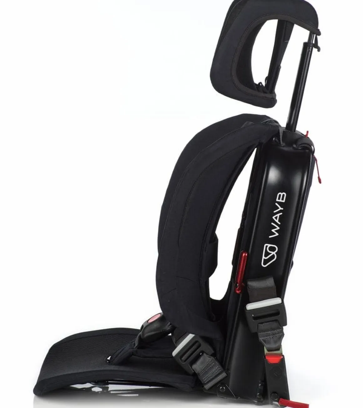 WAYB Pico Forward Facing Travel Car Seat + Carry Bag Bundle - Jet / Onyx