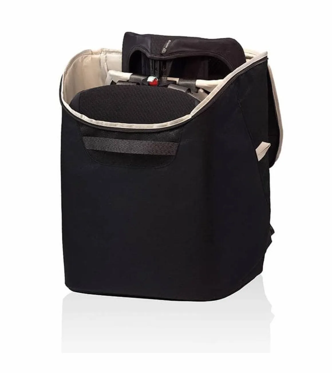 WAYB Pico Forward Facing Travel Car Seat + Carry Bag Bundle - Midnight / Onyx