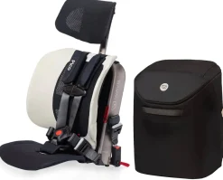 WAYB Pico Forward Facing Travel Car Seat + Carry Bag Bundle - Stardust / Onyx