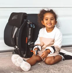 WAYB Pico Forward Facing Travel Car Seat - Jet (2 Pack Bundle)