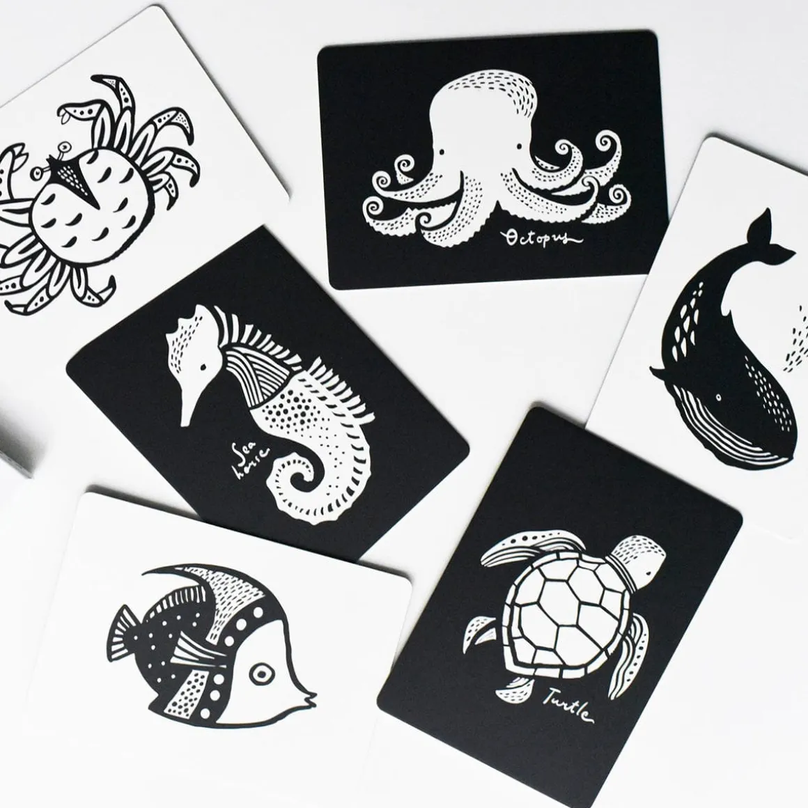 Wee Gallery Art Cards for Baby - Ocean Collection