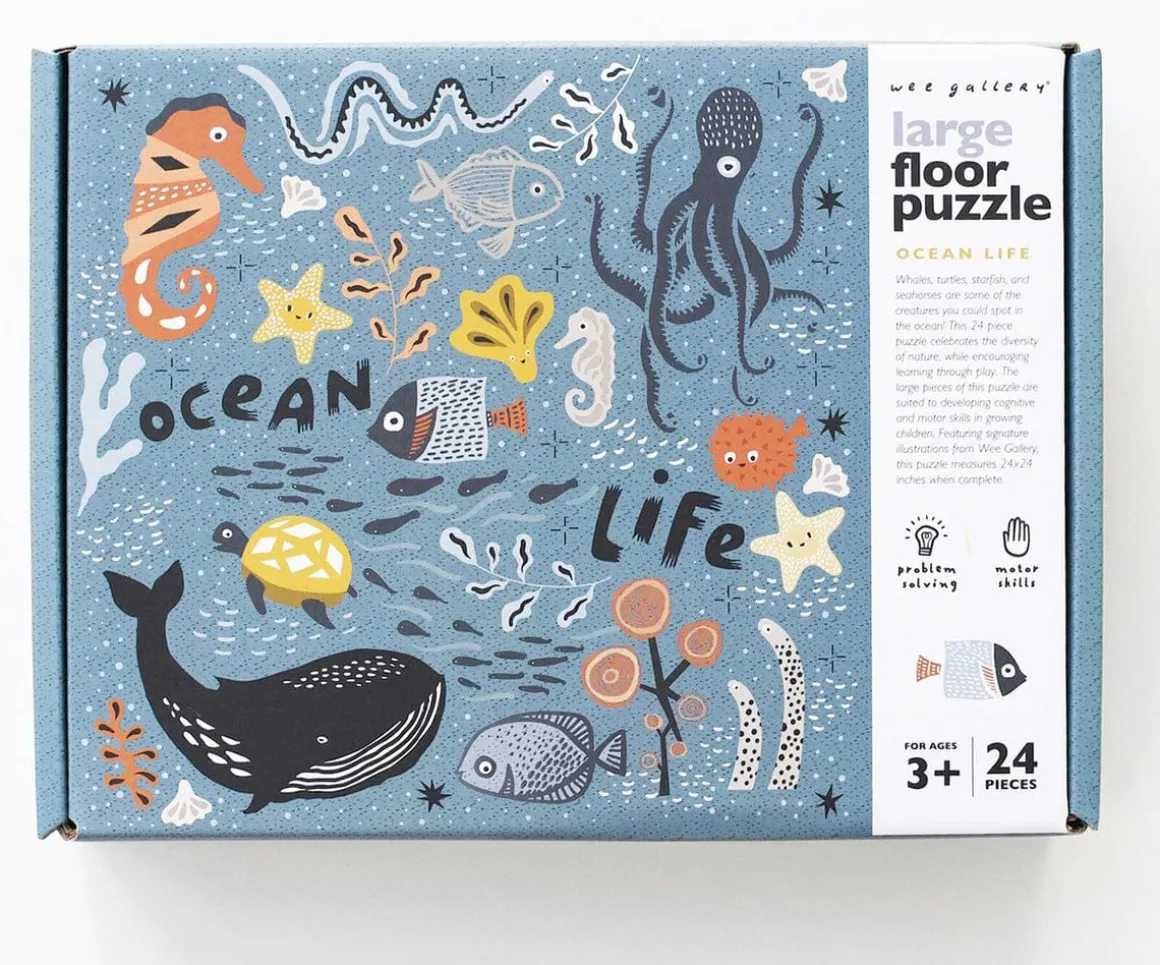 Wee Gallery Floor Puzzle - Ocean Life