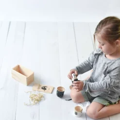 Wee Gallery Nesting Dolls - Black and White Animals
