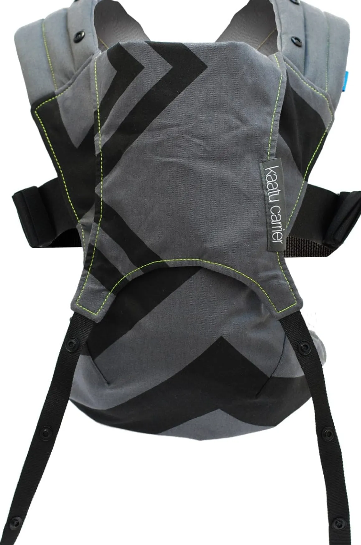 We Made Me Venture+ 2 in 1 Toddler Carrier - Charcoal Grey Black Zigzag
