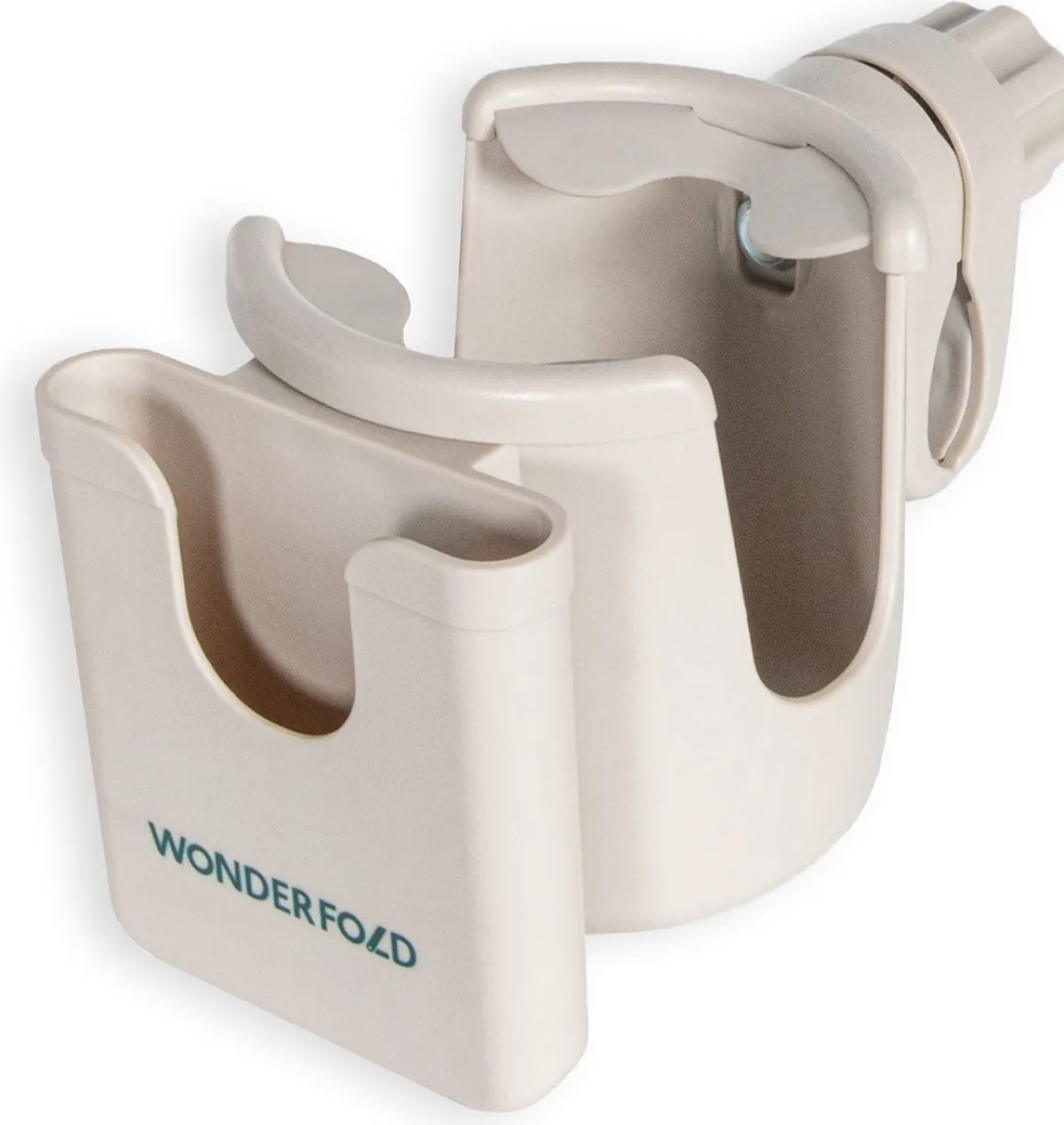 WonderFold 2-In-1 Cup & Phone Holder - Beige (fits all wagons)