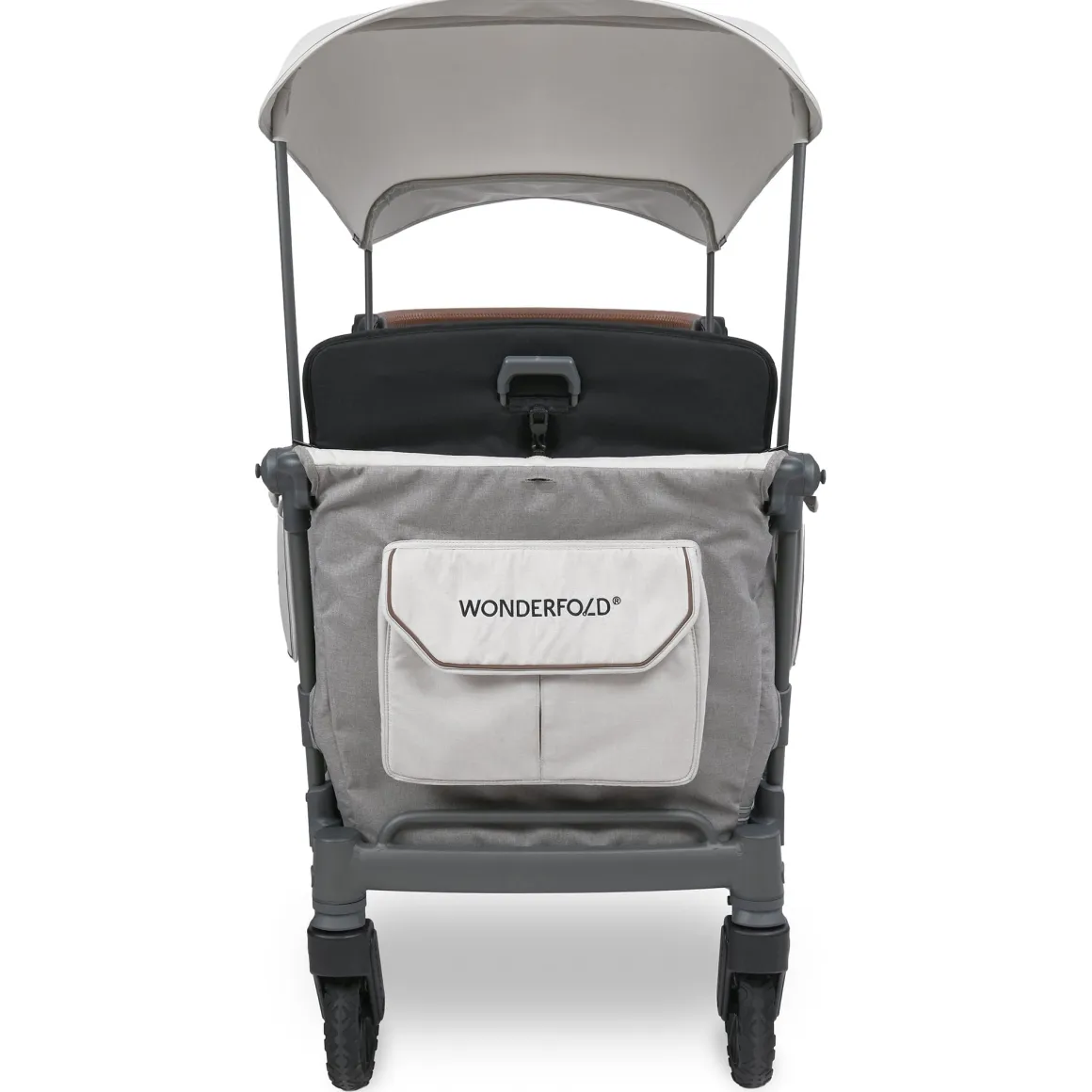 WonderFold L4 Quad (4 Seater) Stroller Wagon - Gray