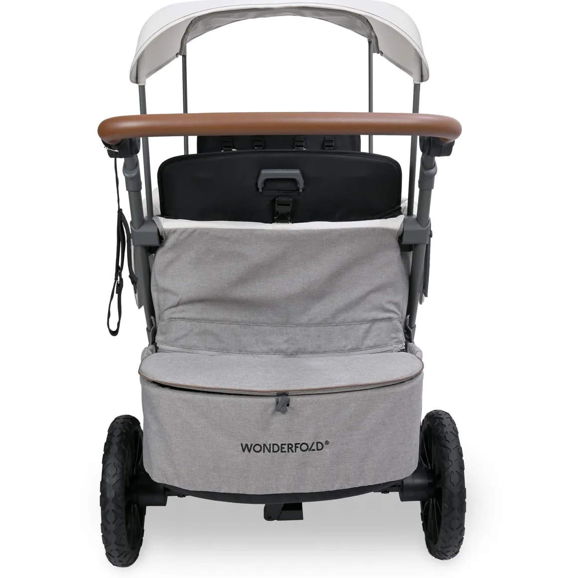 WonderFold L4 Quad (4 Seater) Stroller Wagon - Gray