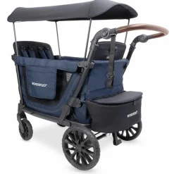 WonderFold L4 Quad (4 Seater) Stroller Wagon - Navy