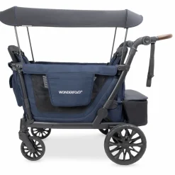 WonderFold L4 Quad (4 Seater) Stroller Wagon - Navy
