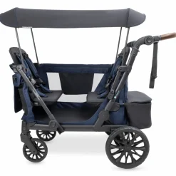 WonderFold L4 Quad (4 Seater) Stroller Wagon - Navy