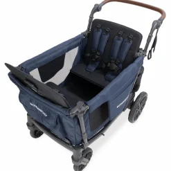 WonderFold L4 Quad (4 Seater) Stroller Wagon - Navy