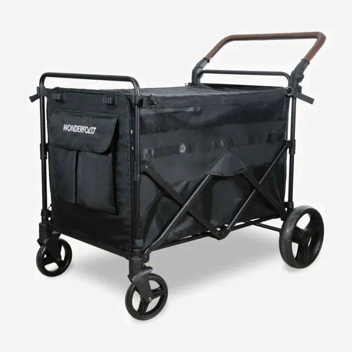 WonderFold Max Pet Stroller - Graphite Black