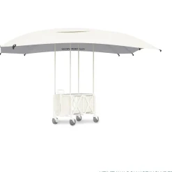 WONDERFOLD S5 Convertible Utility Wagon Canopy - Beige