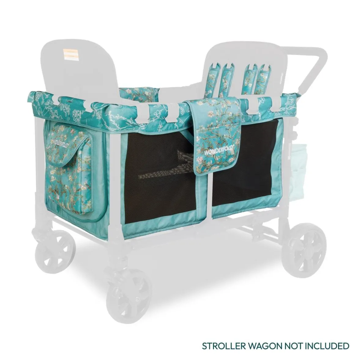 WonderFold W4 Elite/luxe Carriage Fabric - Van Gogh Almond Blossoms