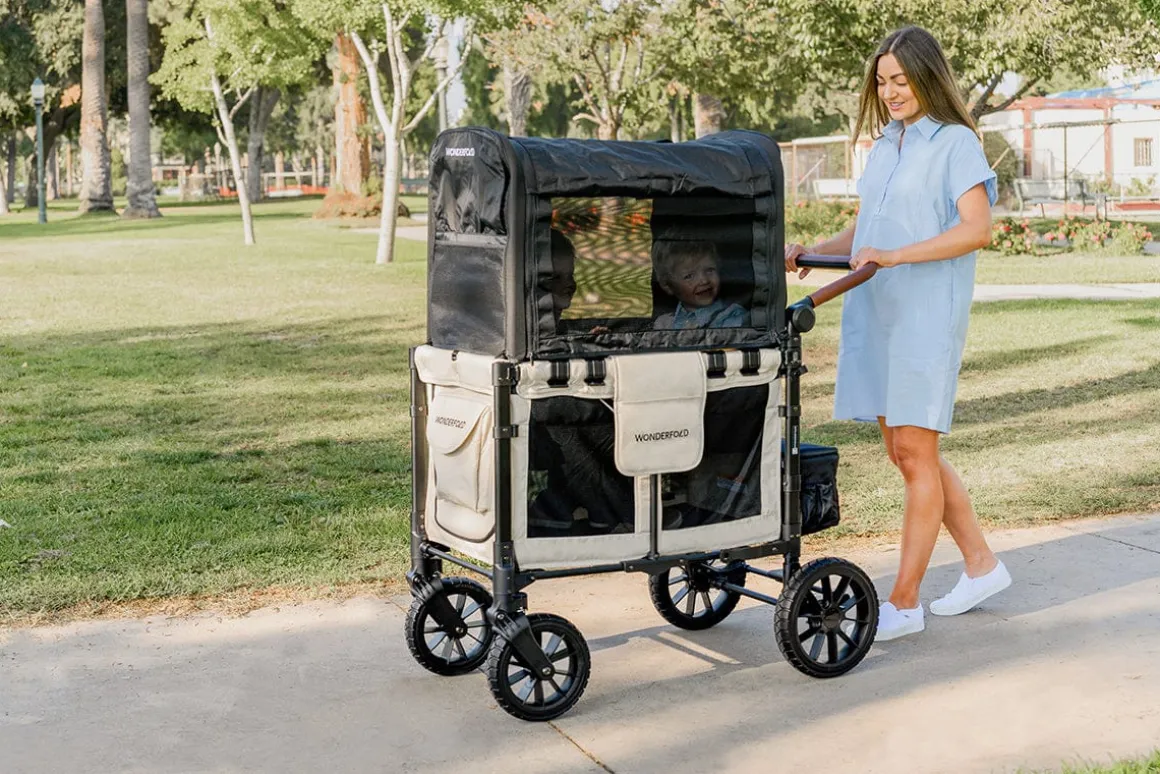 WonderFold W4 Elite / Luxe Flex Canopy - Black