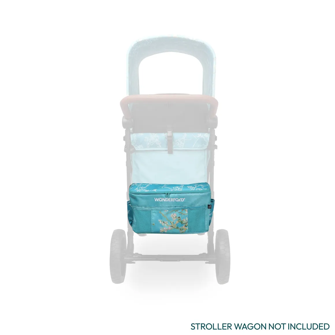 WonderFold W2 Elite/luxe Rear Basket - Van Gogh Almond Blossoms