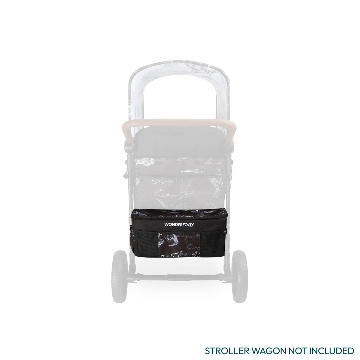 WonderFold W4 Elite/luxe Rear Basket - Van Gogh Sketches