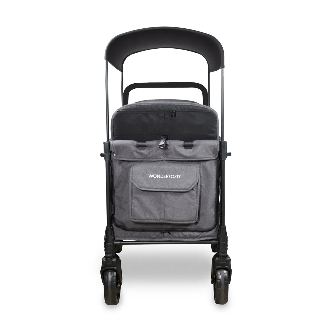 WonderFold W4 Elite Pro (4 Seater) Stroller Wagon - Charcoal Gray