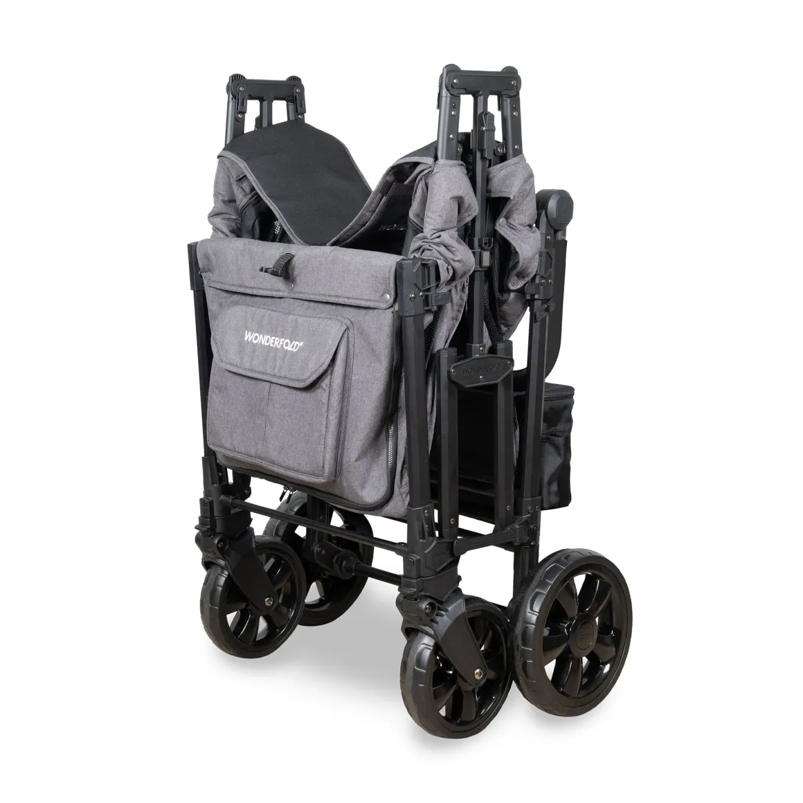 WonderFold W4 Elite Pro (4 Seater) Stroller Wagon - Charcoal Gray