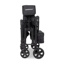WonderFold W4 Elite Pro (4 Seater) Stroller Wagon - Jet Black