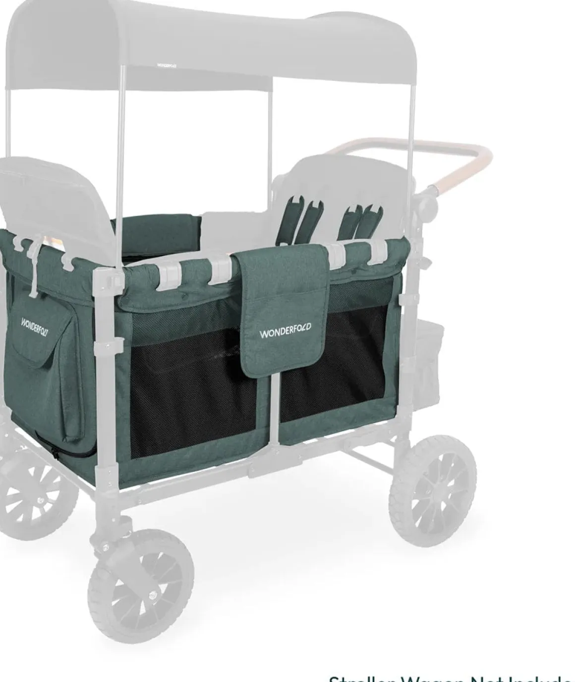 WonderFold W4 Elite / W4 Luxe Carriage Fabric - Hunter Green