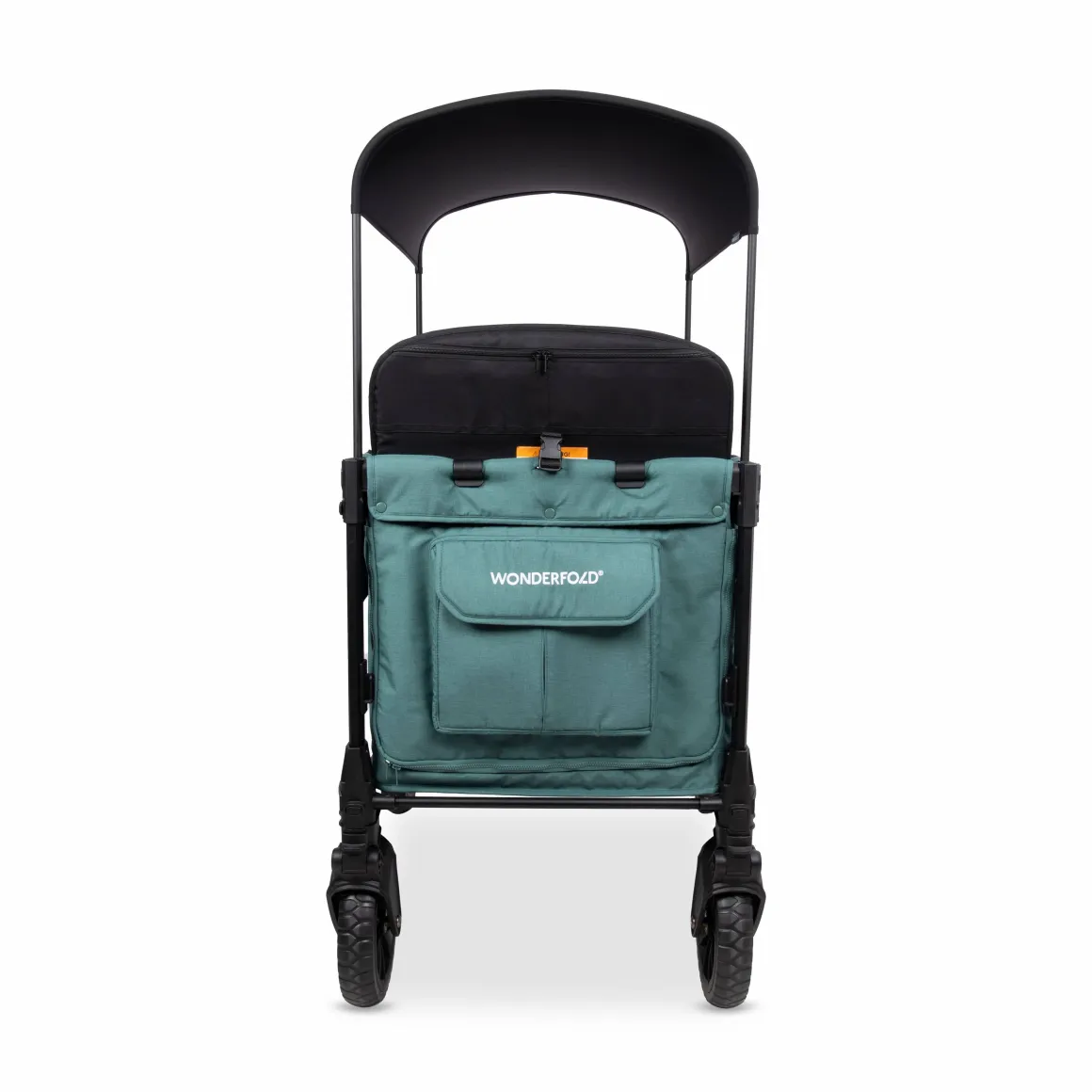 WonderFold W4 Luxe Pro (4 Seater) Stroller Wagon - Hunter Green (Albee Exclusive)