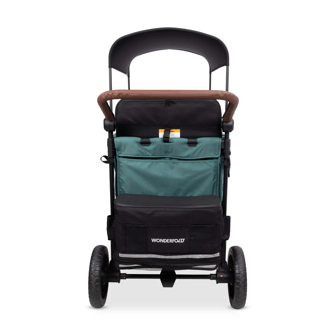 WonderFold W4 Luxe Pro (4 Seater) Stroller Wagon - Hunter Green (Albee Exclusive)