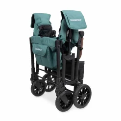 WonderFold W4 Luxe Pro (4 Seater) Stroller Wagon - Hunter Green (Albee Exclusive)